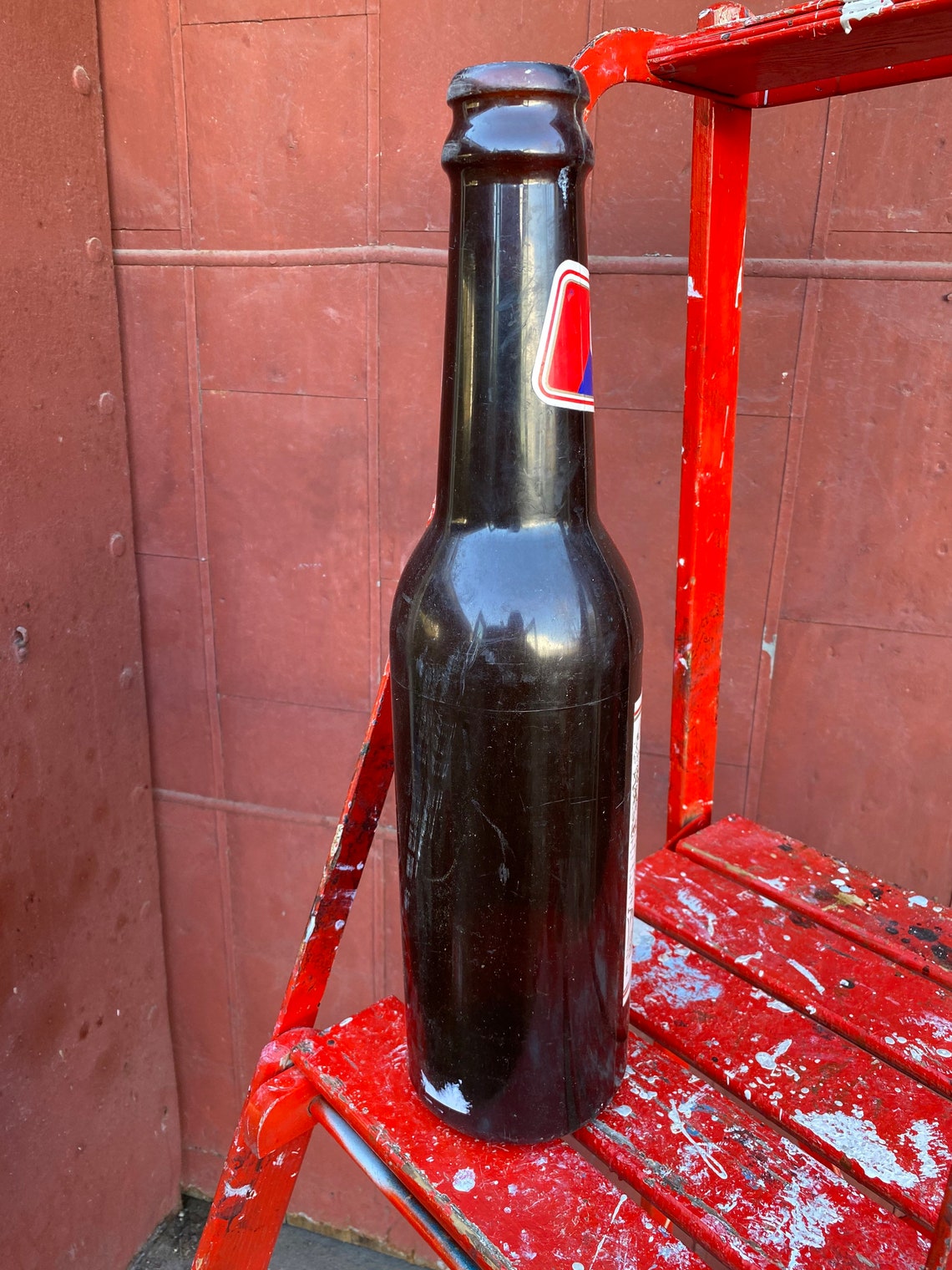 VTG 1970s Oversized Old Style Beer Bottle Advertisement Bar Etsy UK