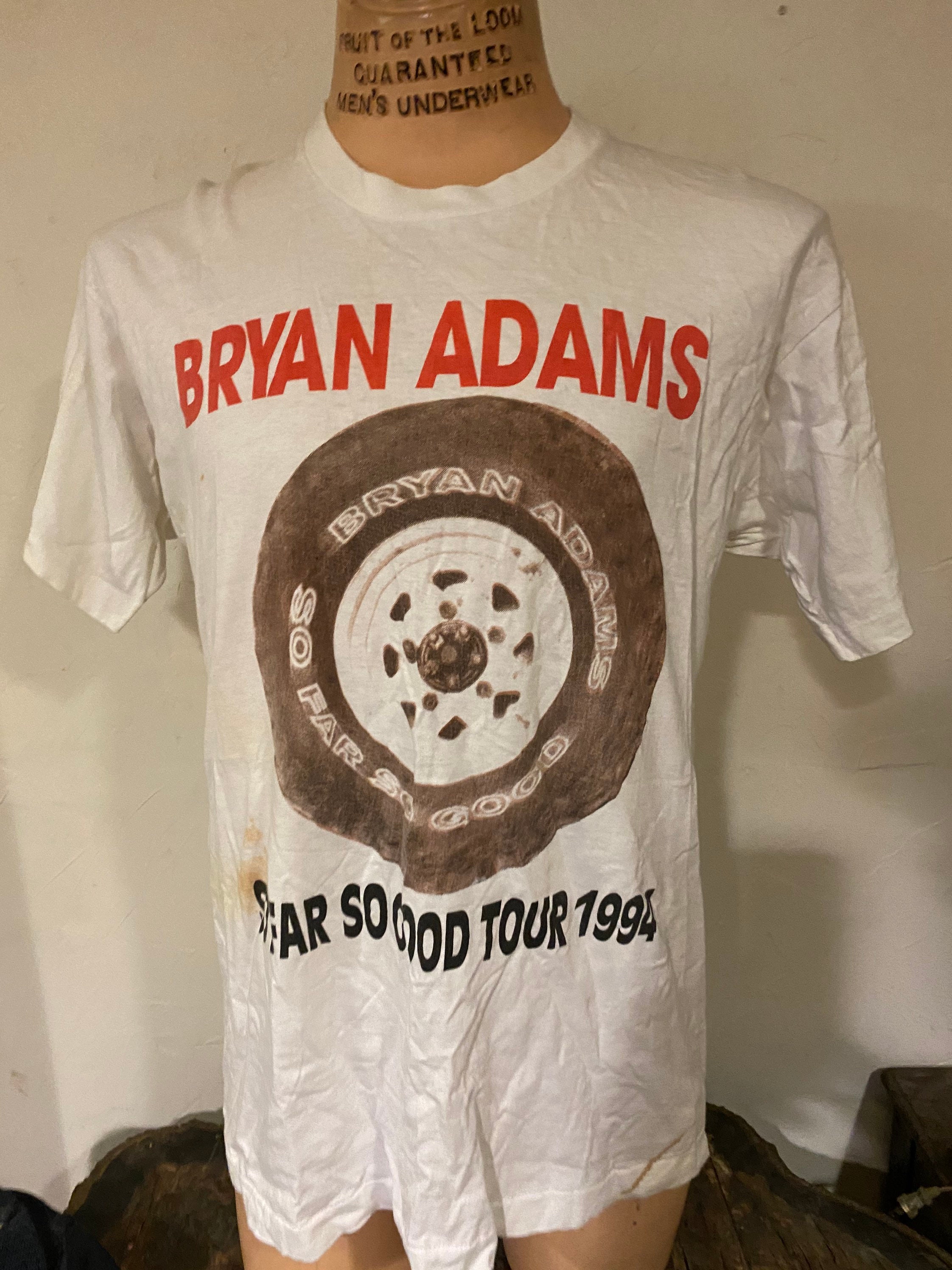 Vintage Bryan Adams 1994 Tour Graphic T-Shirt Mens XL Rock | Etsy