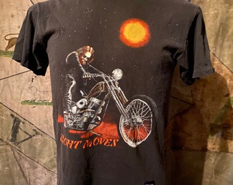 1990s Bike Week Daytona Beach T-Shirt Motorcycle Bike Florida Night Moves