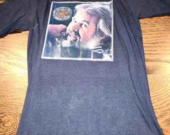 Vintage Kenny Rogers Classic Country Music Legend Tee The Gambler Era