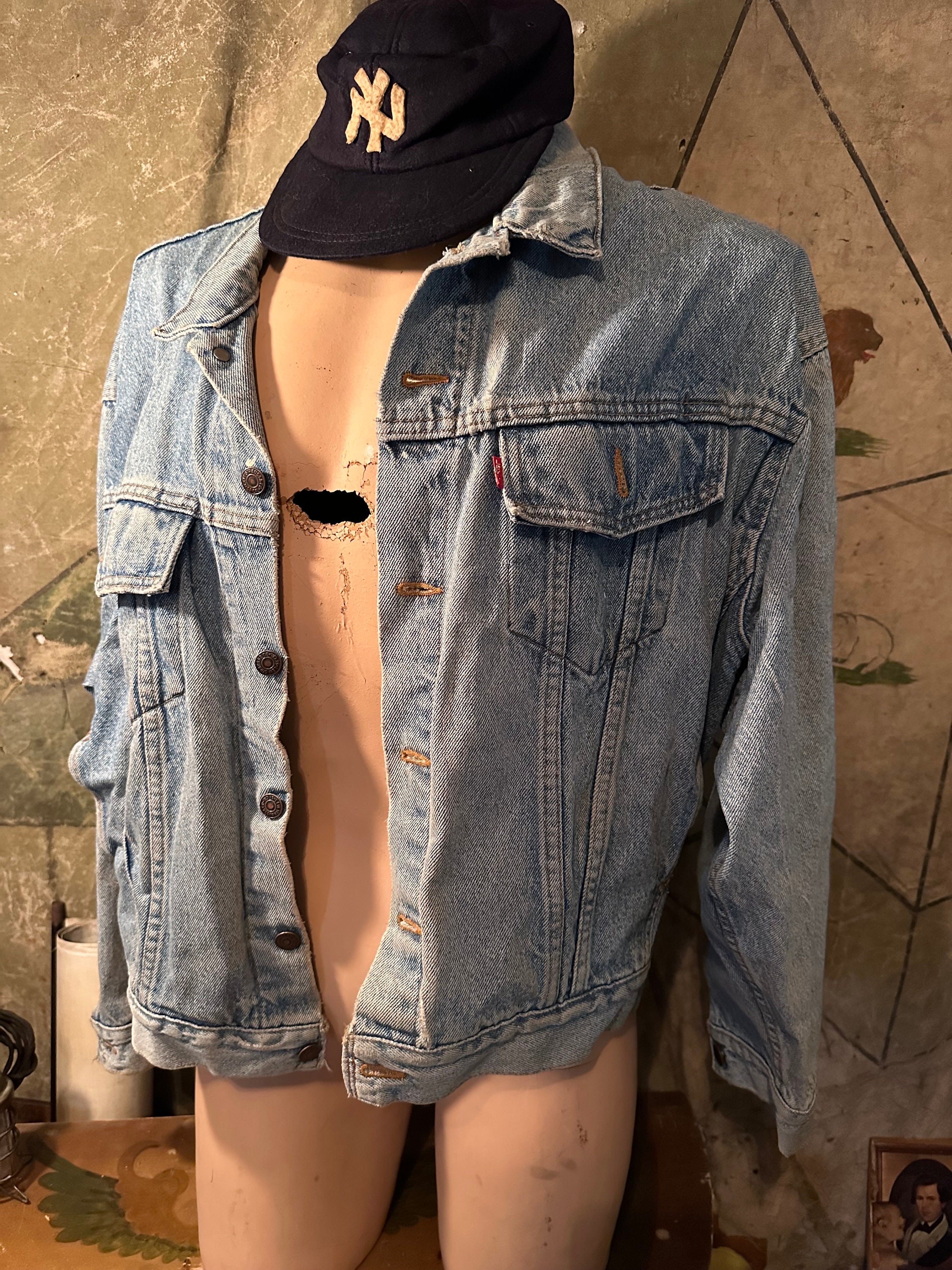 Vintage Mens Denim Chore Coat - Etsy