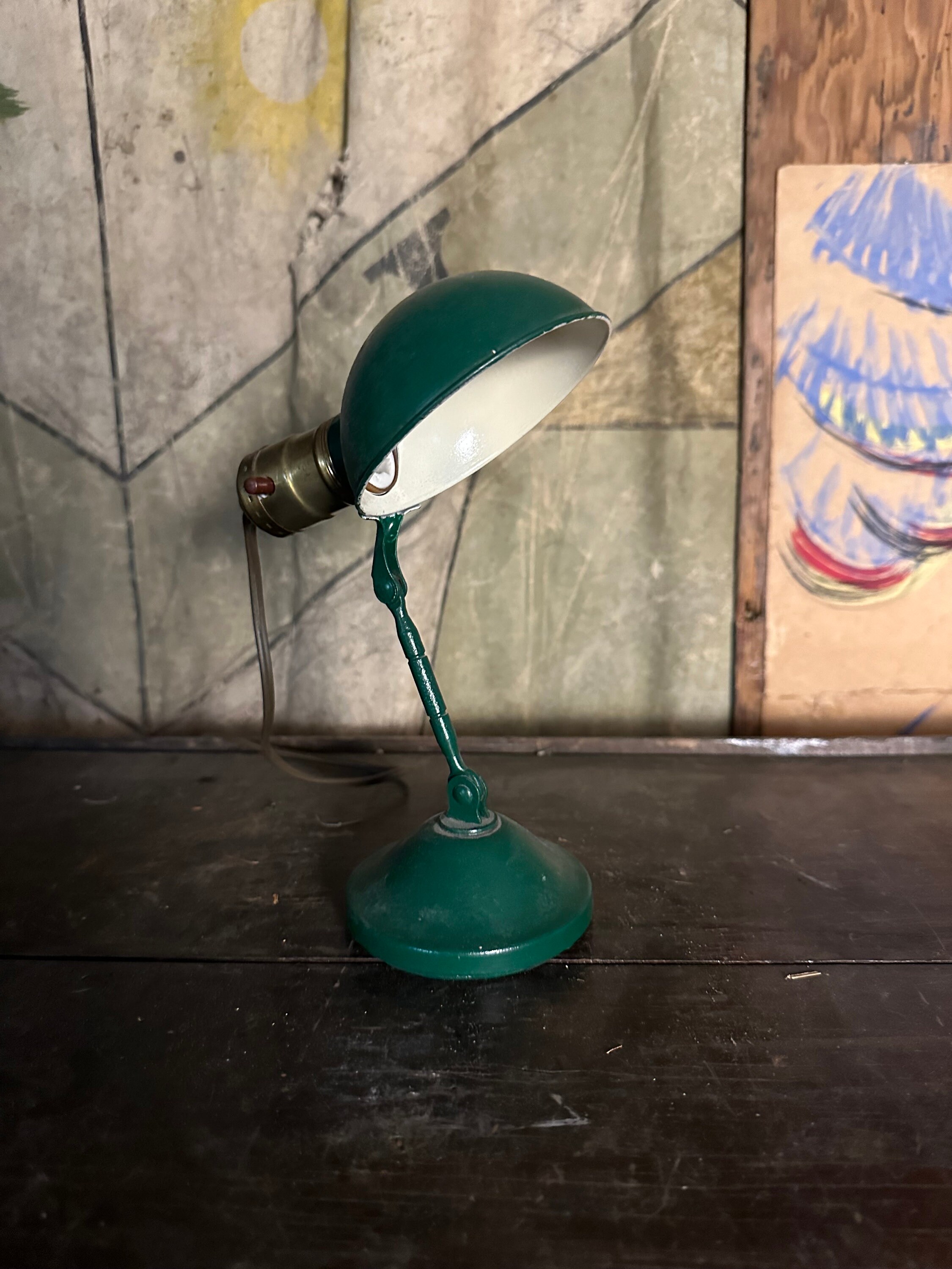 General Electric 1923 Gacor-Handi, desk/work bench lamp Industrial Office Light