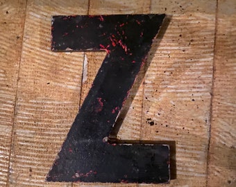 Vtg Large 1950’s Theater Z Mold Sign Letter Zach Zoo