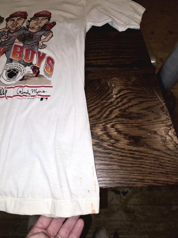 Vintage 1990 Cincinnati Reds Nasty Boys Caricature T-shirt Salem