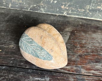 Terracotta FRUIT Peach Kitchen Primitive Country Folk Art Farmhouse Decor
