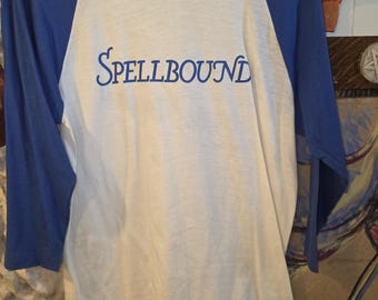 Vintage Louise Mandrell "Under The Spell!" Raglan T-Shirt Country Music Fan Tee