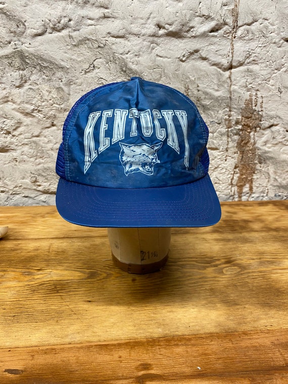 1980s Kentucky Wildcats UK Snapback Hat Vintage Sa