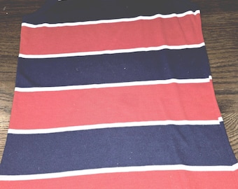 VTG Red White and Blue Striped Lightweight Tank Top, Reto Apparel, Summer Top