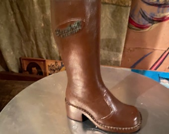 1960s Rare Canadian Carriboots Rubber Advertising Ladies Tall Boot Sign Store Display