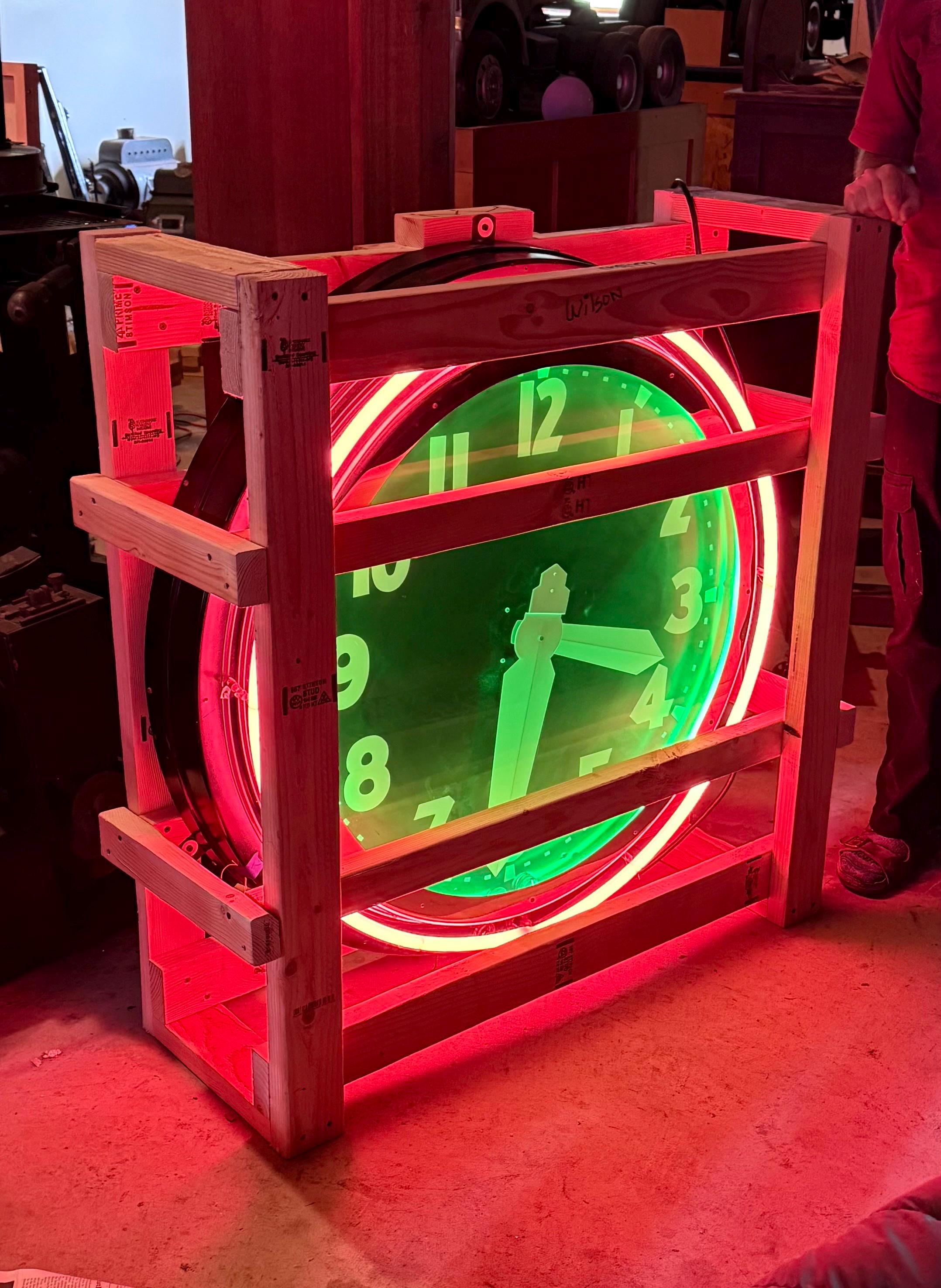 Antique Neon Clocks - Etsy