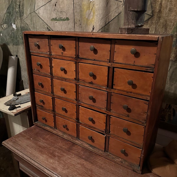 Antique Apothecary Box Etsy