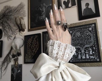 Black widow silver ring, spider jewelry, coffin gemstone ring, MADE TO ORDER, smoky quartz ring, dark jewelry, gothic jewelry