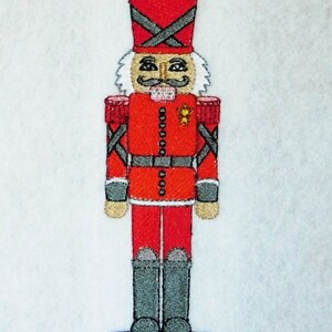 Christmas Nutcracker 4 Embroidery Design, Multiple Formats