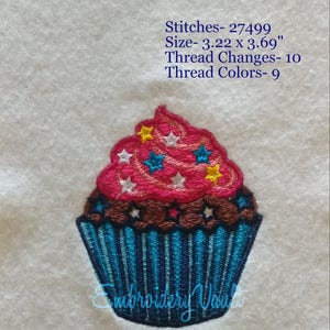 Patriotic, 4th of July Cup Cake #4, Multiple Formats