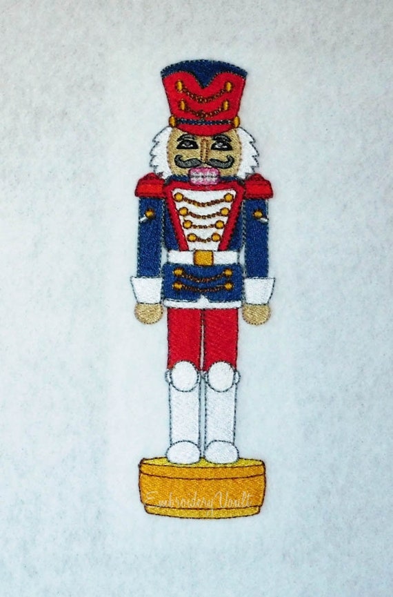 Christmas Nutcracker 7 Embroidery Design Multiple Formats Etsy