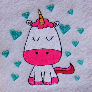 Unicorn 1 Embroidery Design, Multiple Formats, baby, Nursery