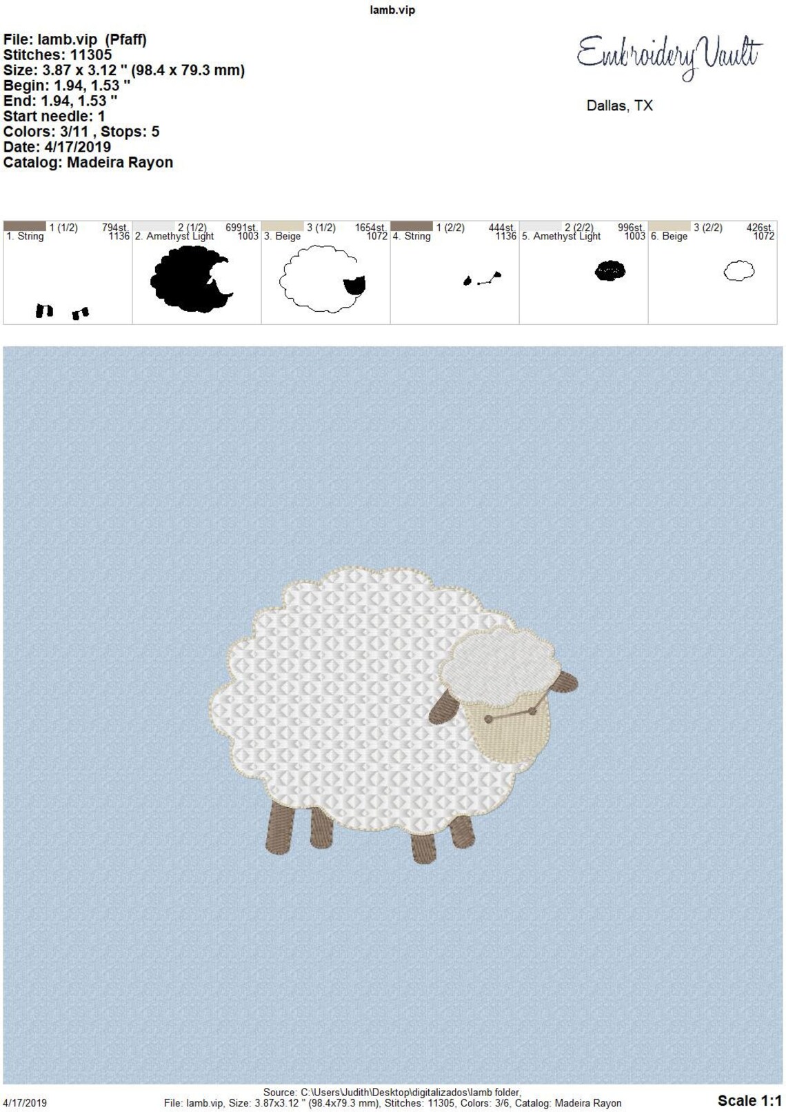 Baby Lamb Embroidery Design, Multiple, Formats, Nursery, Sheep Etsy