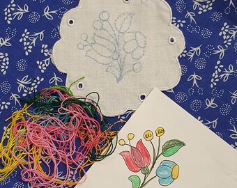 Do It Yourself Embroidery - Kits for Starters in Hungarian Style