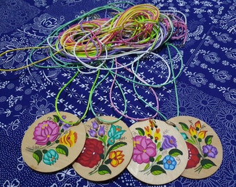 Accessories (bag, shoe, pendant, cockade) - Embroidered with Folk Art Motifs