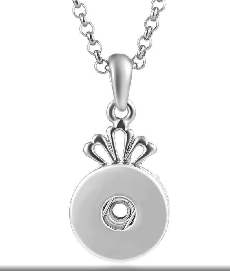 Snap Button Pendant fits 18 mm snap button