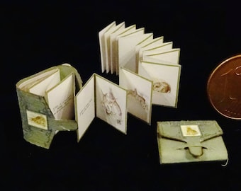 Vintage Miniature Book - 1/12  - Beatrix Potter - A Fierce Bad Rabbit