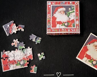 Miniature Christmas Santa Puzzle