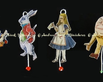 Alice in Wonderland Theme - Miniature Jumping Jacks