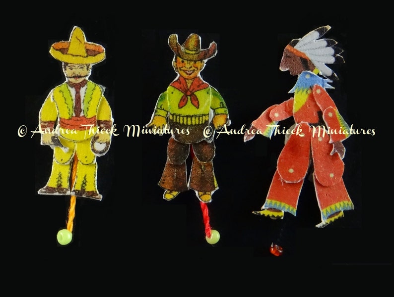 Wild West Theme Miniature Jumping Jacks image 1