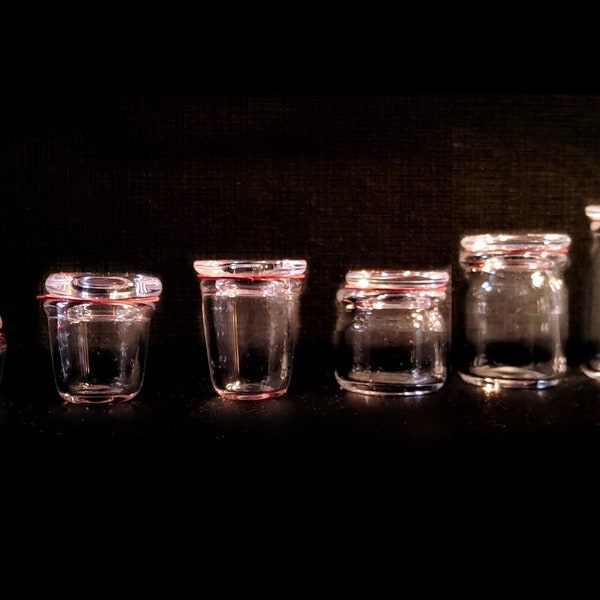 Miniature Canning Mason Jar / Weckglas - 1/12 scale