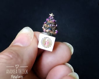 Decorated Christmas Cube - OOAK - choose one