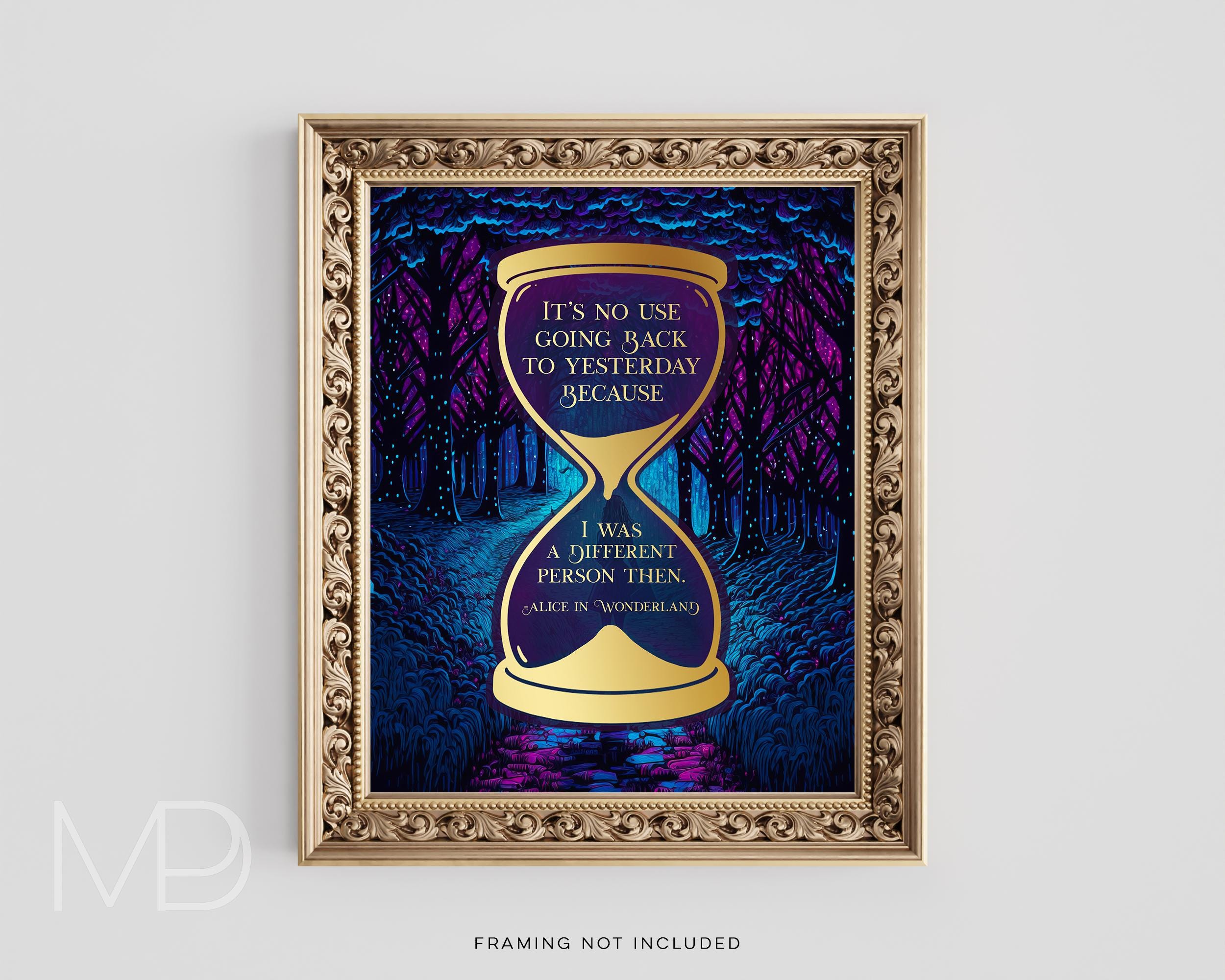 Hourglass Alice in Wonderland - Etsy