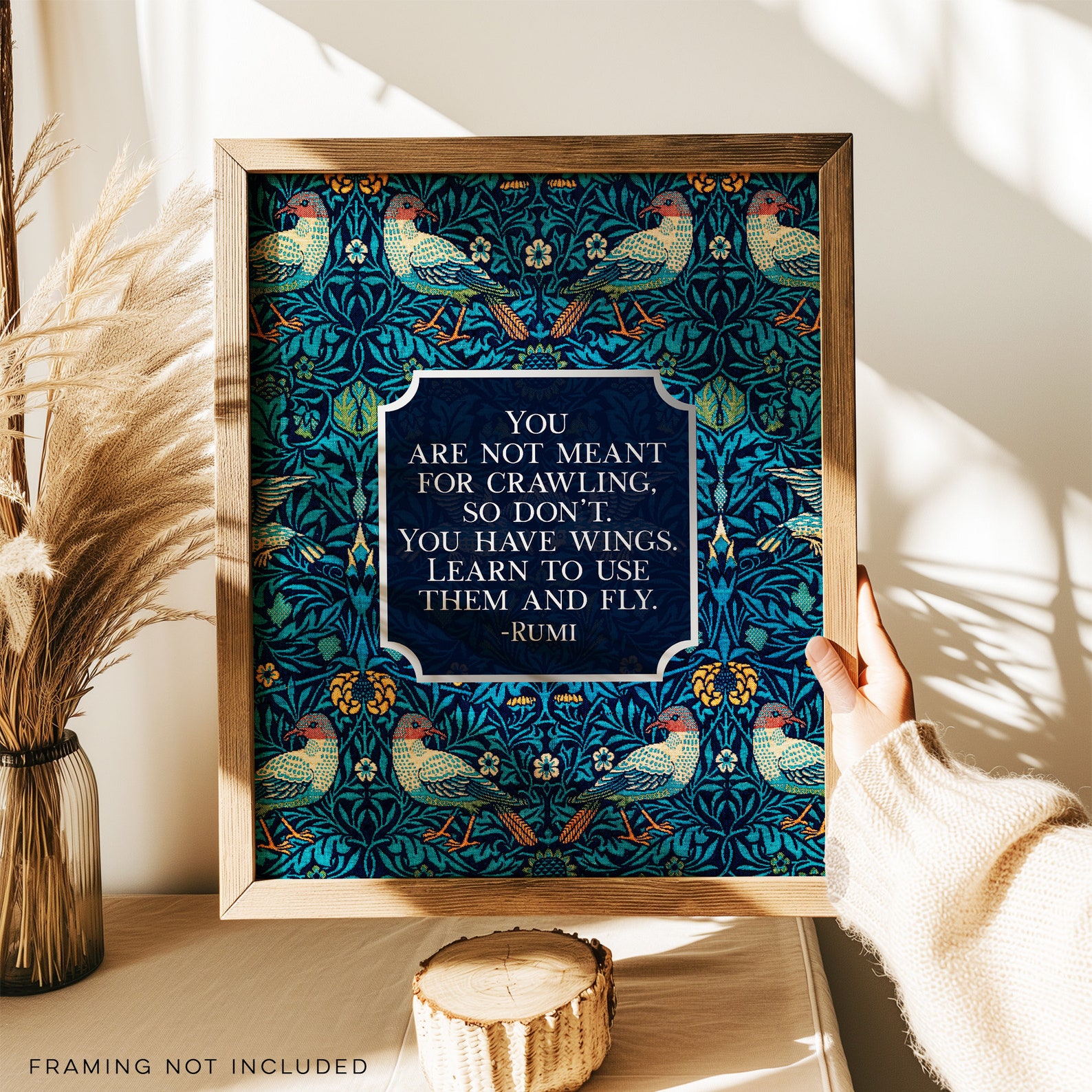Printing Rumi Rumi Quote Print - Gold Foil Print - Rumi Inspirational Quote - William ...
