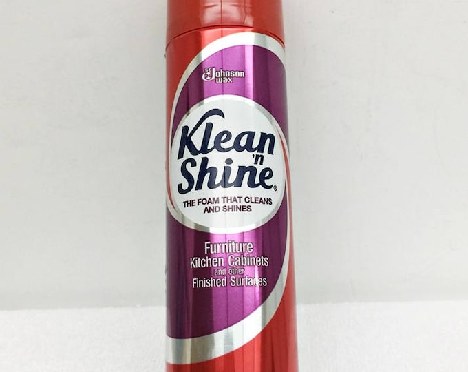 KLEAN 'N SHINE by Johnson Wax 10 Oz 283g Spray Can New Old Stock