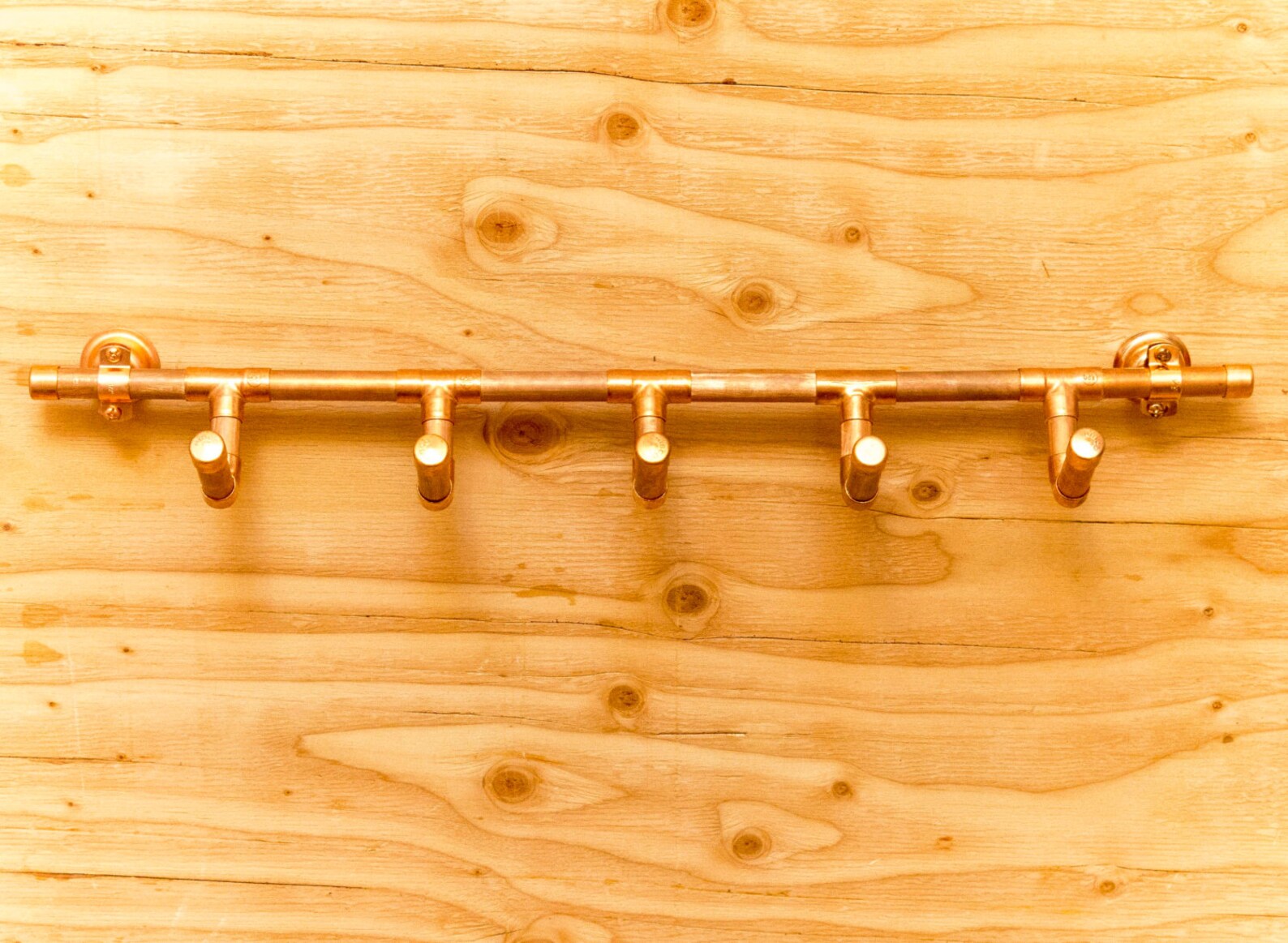 Copper Pipe Wall Coat Hanger/Rack Etsy