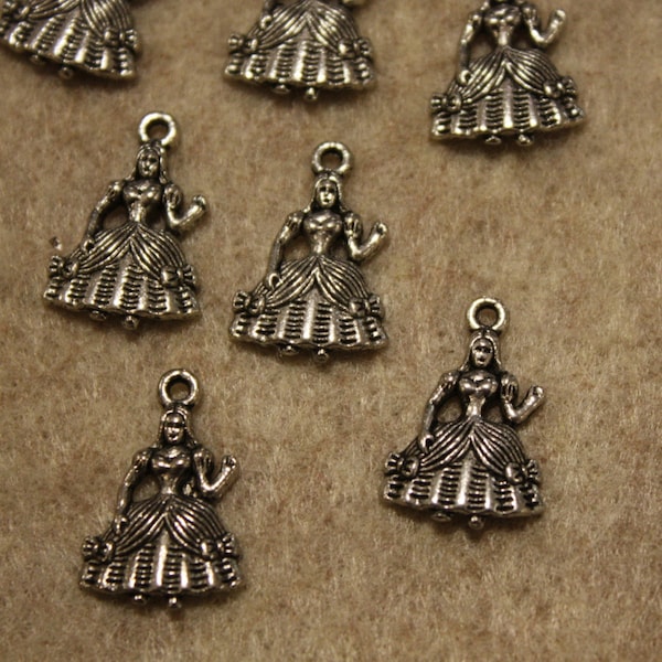 Lady in a Ball Gown Charms
