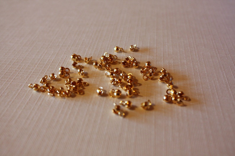 Vintage Gold Cup Ends