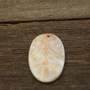 Coral Colored Focal Pendant