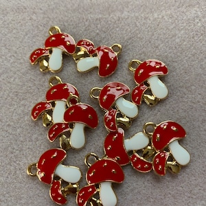 12mm Mushroom Charms