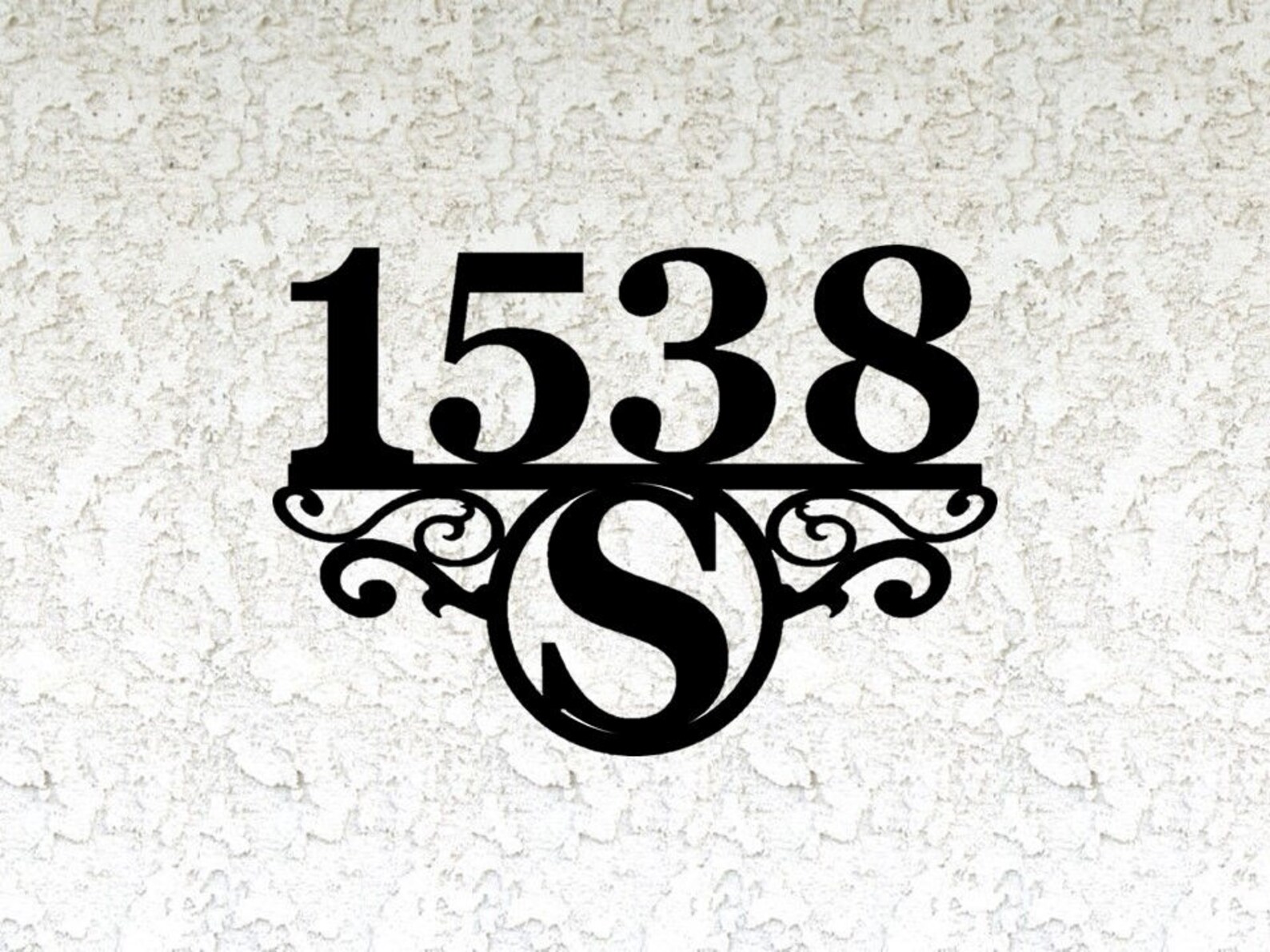 Monogrammed Address Sign Monogram Address Sign personalized - Etsy