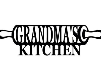 Kitchen Metal Sign - Kitchen sign - Personalized Kitchen sign-Custom Kitchen Sign-Made in USA-Gifts