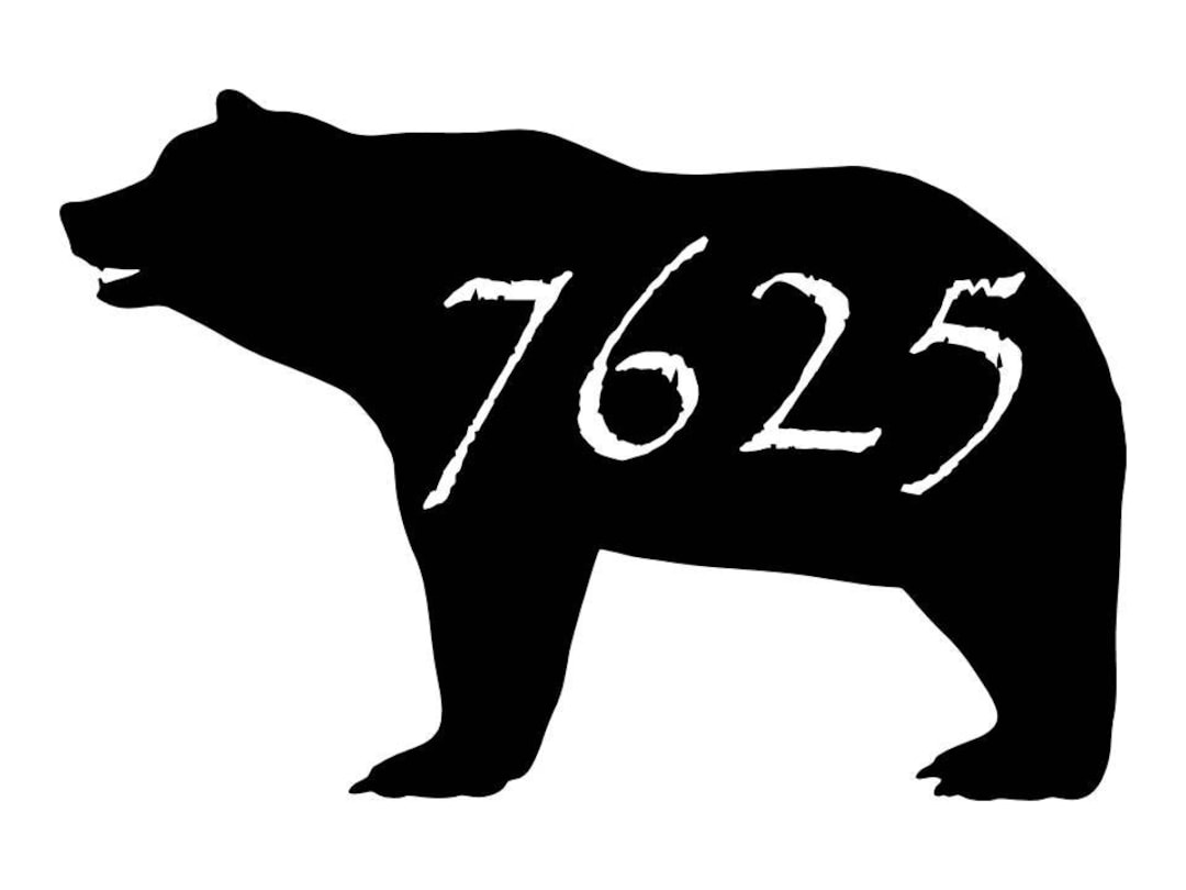 Bear Sign - Custom Bear Sign - Metal Bear Sign-gift Idea - Etsy
