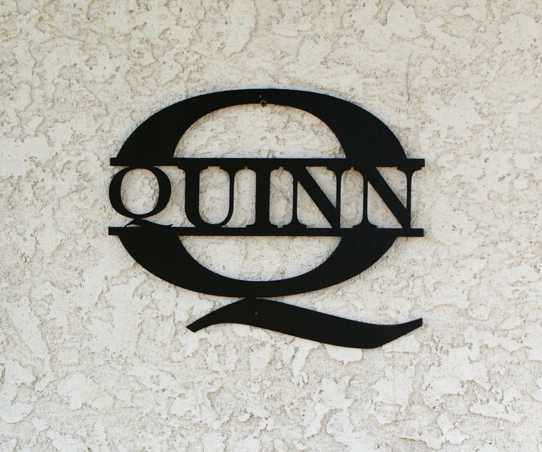 Personalized Name Metal Sign Custom Metal Name Sign Etsy