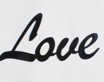 Love Metal sign- Love sign