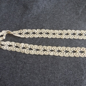 Dentelle au crochet, prête par Mywaycrochet - motif ouvert
