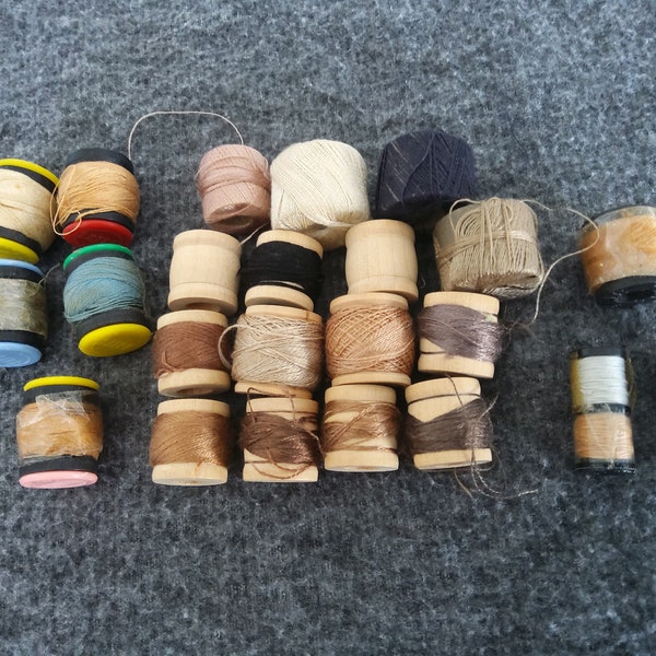 mending and darning thread, vintage