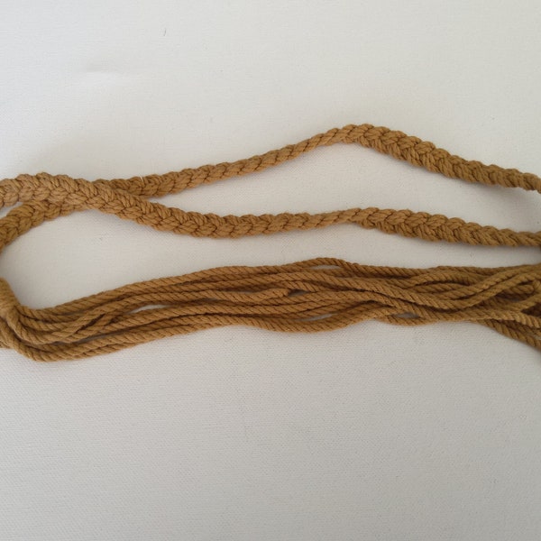 tie belt, braided narrow belt