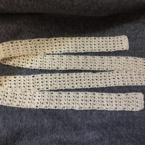crochet belt - nature - by MWC