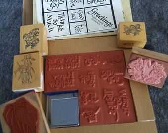 rubber stamp collection +5