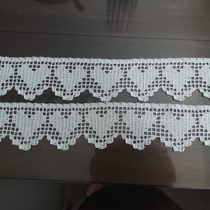 Crochet border, trim - hearts by MWC