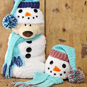 Newborn Snowman Cocoon, Matching Hat and Scarf, Crochet Snowman Cocoon, Snowman Photo Prop, Christmas Card Photo Prop, Baby Shower Gift image 5